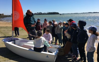 Première séance de voile